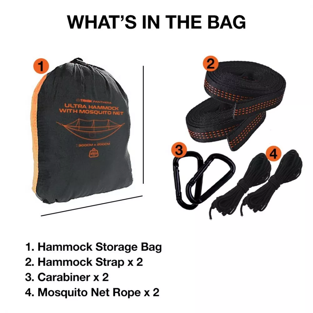 TAHAN Panthera Ultra Hammock with Mosquito Net 3 TAHAN Panthera Ultra Hammock with Mosquito Net 3