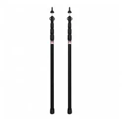 [Set of 2] Adjustable Tent Poles (2.3M) - Black