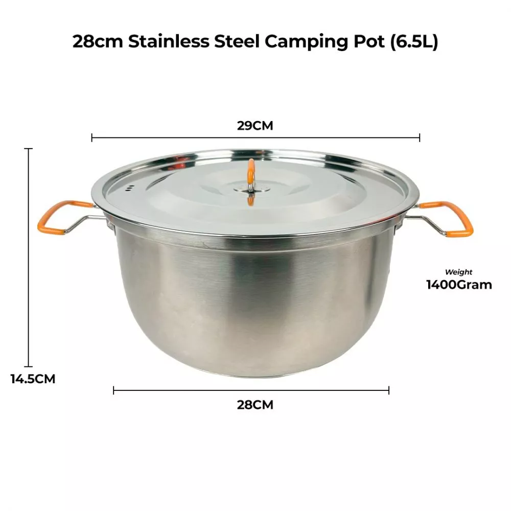 stainless-steel-camping-cookset-28cm-size stainless-steel-camping-cookset-28cm-size